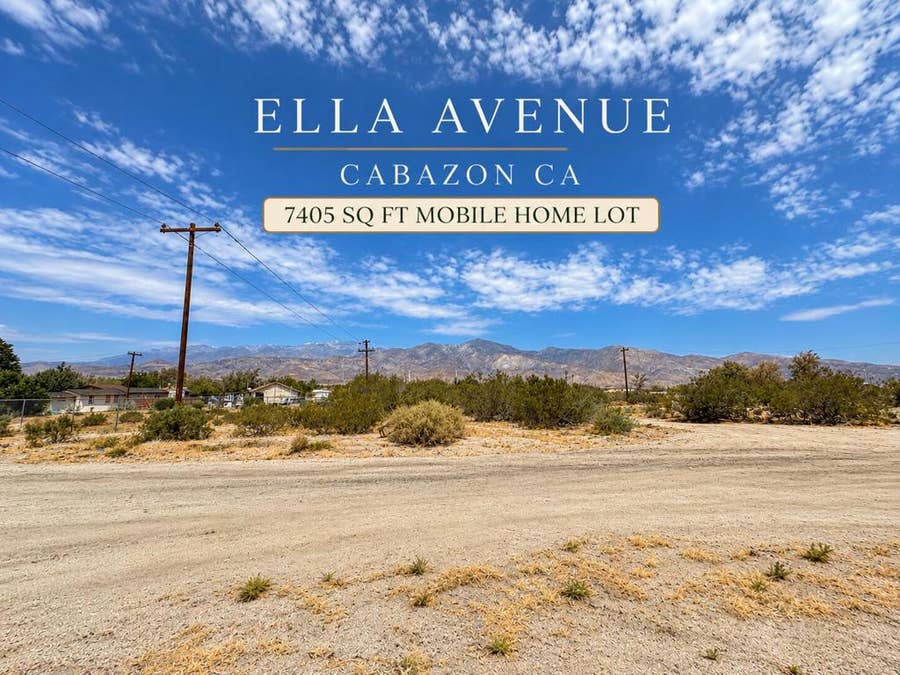Property photo for 0 Ella Avenue, Cabazon, CA