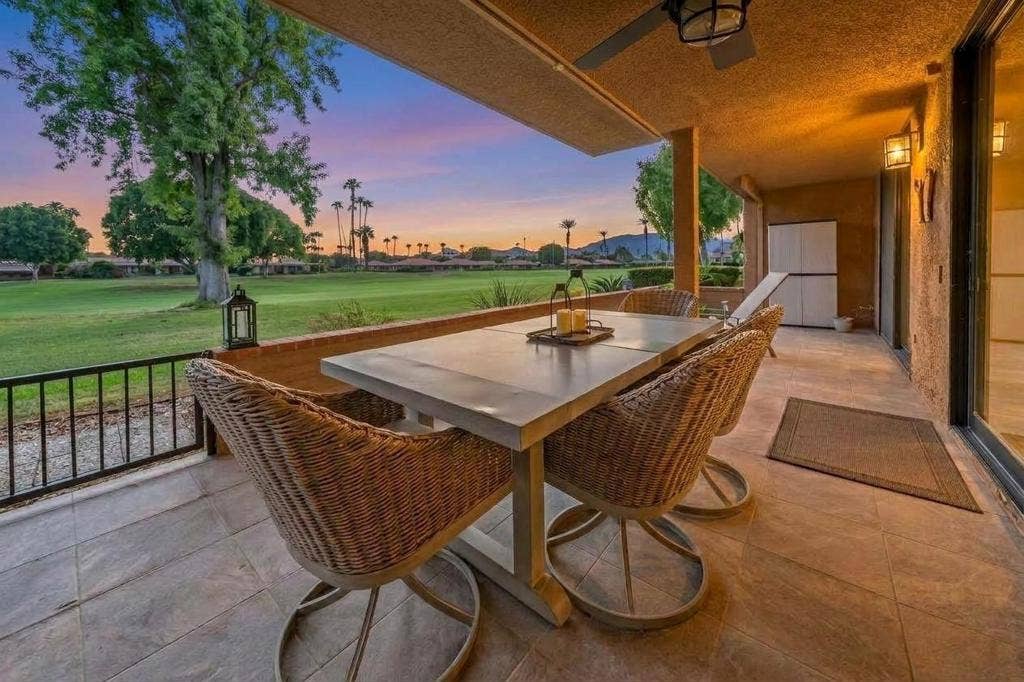 6 Sunrise Drive, Rancho Mirage, CA 92270 Virtually Staged Twilight Photo