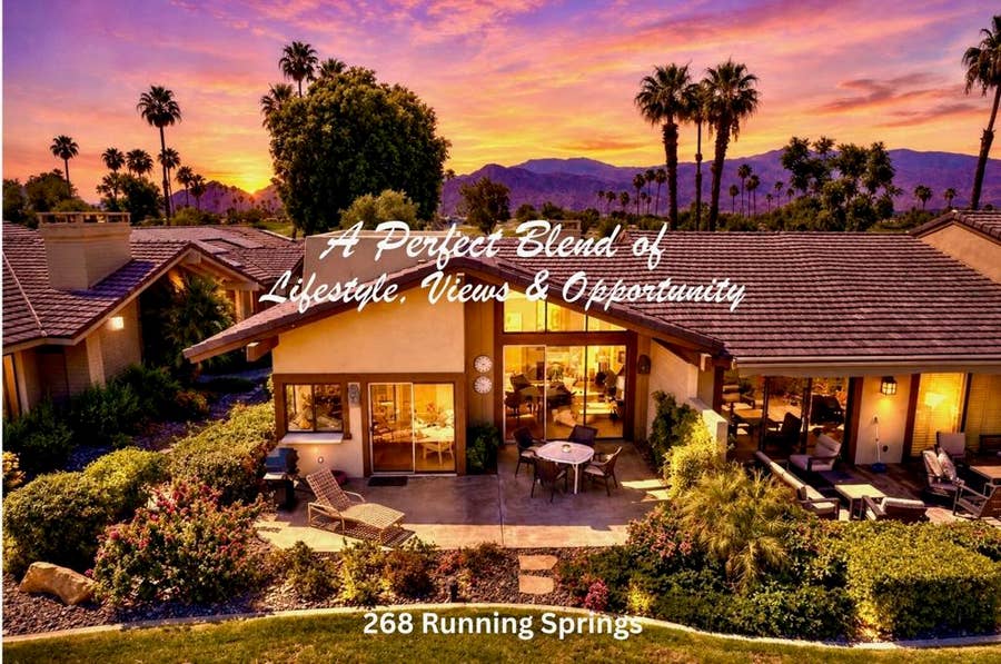 Property photo for 268 Running Springs Drive, Palm Desert, CA