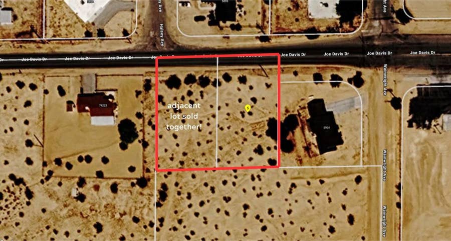 Property photo for 0 Joe Davis, Palms, CA