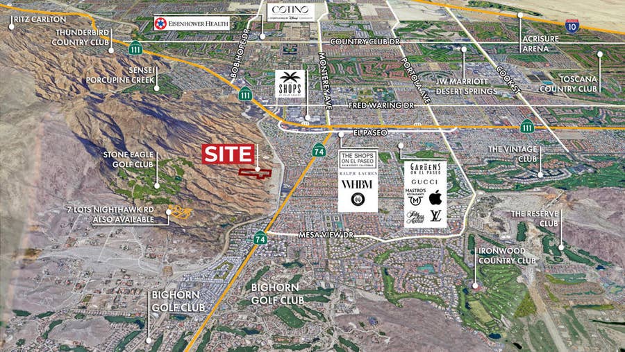 Property photo for 0 South Cliff Road, Palm Desert, CA