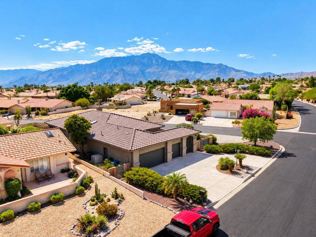 8963 Warwick Drive, Desert Hot Springs, CA 92240 Aerial Neighborhood View