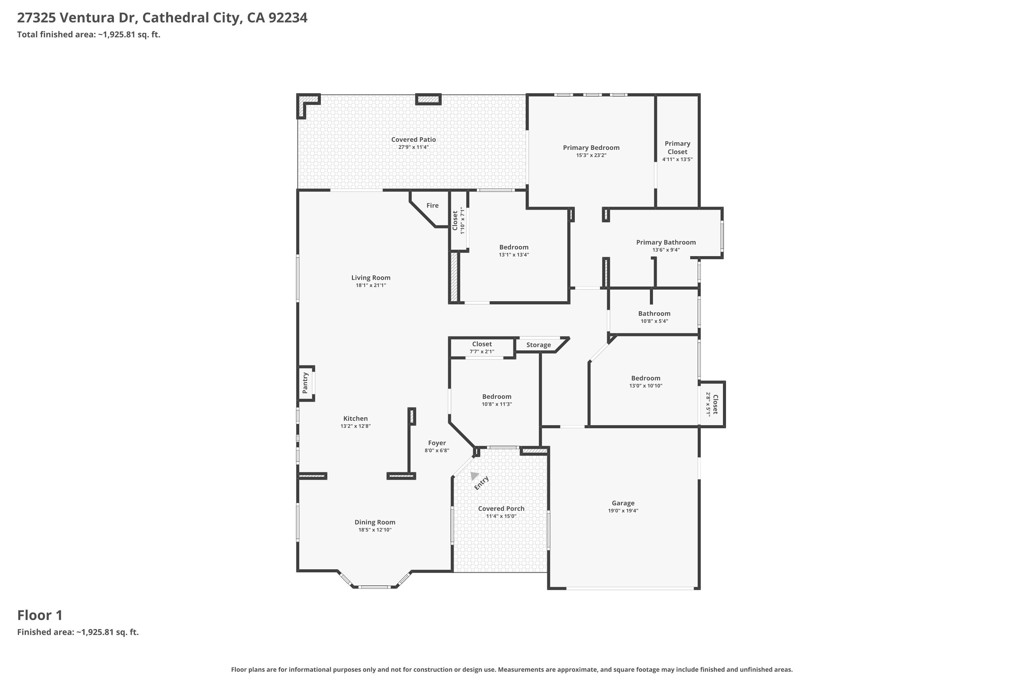 27325 Ventura Drive, Cathedral City, CA 92234