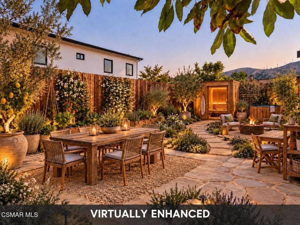 115 W Center Virtually Enhanced Backyard