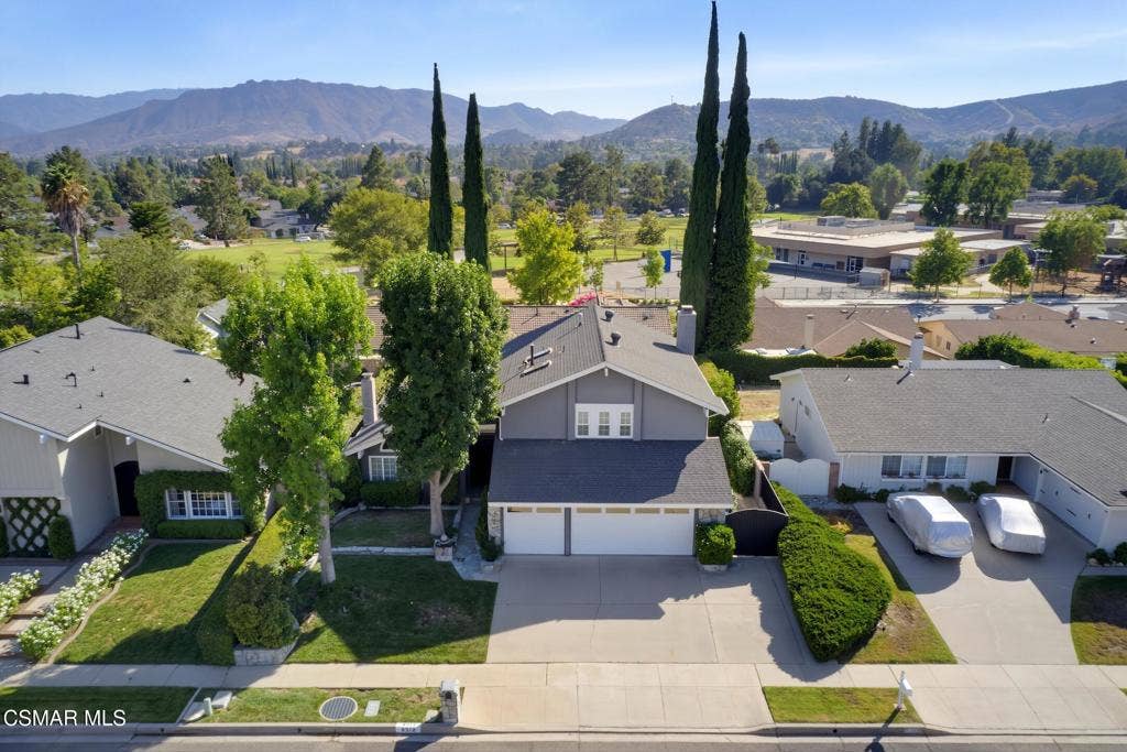 6512 Pinion Street, Oak Park, CA 91377 Front of the House - Aerial