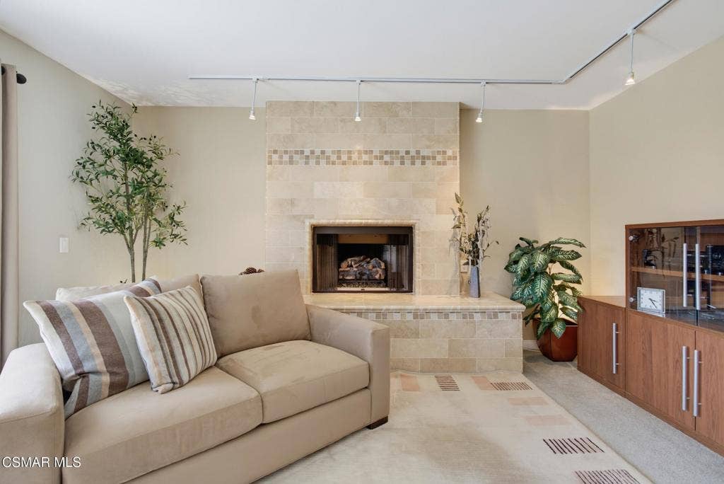 6512 Pinion Street, Oak Park, CA 91377 Family Room Fireplace 2