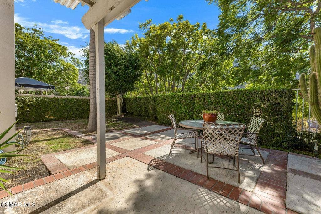 Private back yard