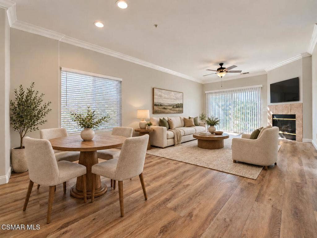 1201 N Lombard Street, Oxnard, CA 93030 Great room - 1 - Staged