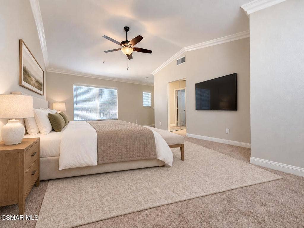 1201 N Lombard Street, Oxnard, CA 93030 Primary bedroom - 2 - Staged