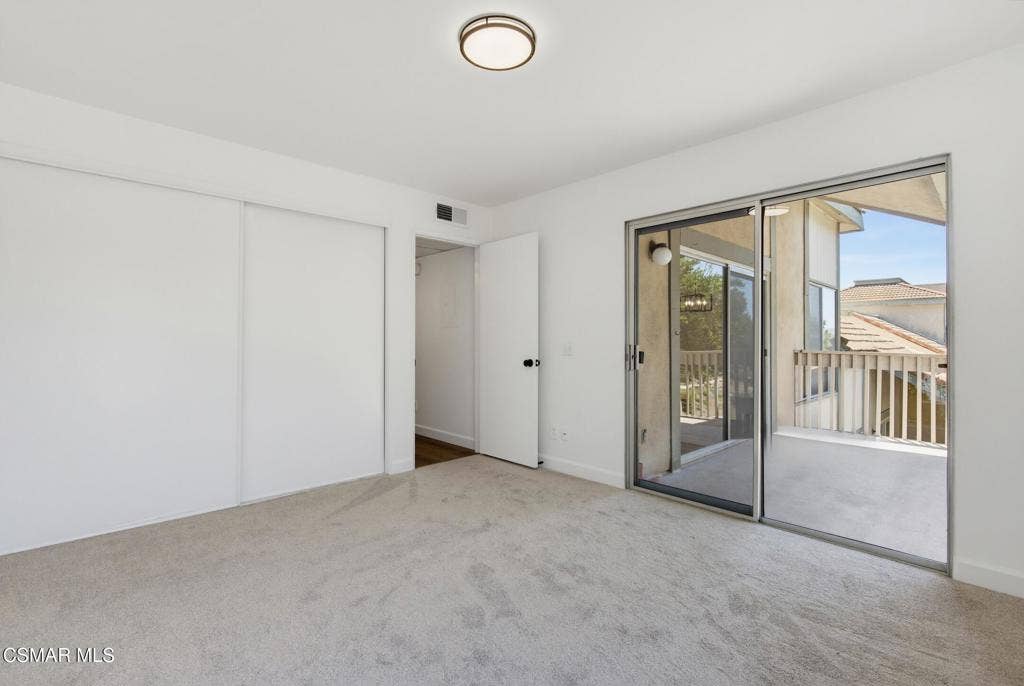 291 Sequoia Court, #34, Thousand Oaks, CA 91360 Bedroom 1 to Balcony