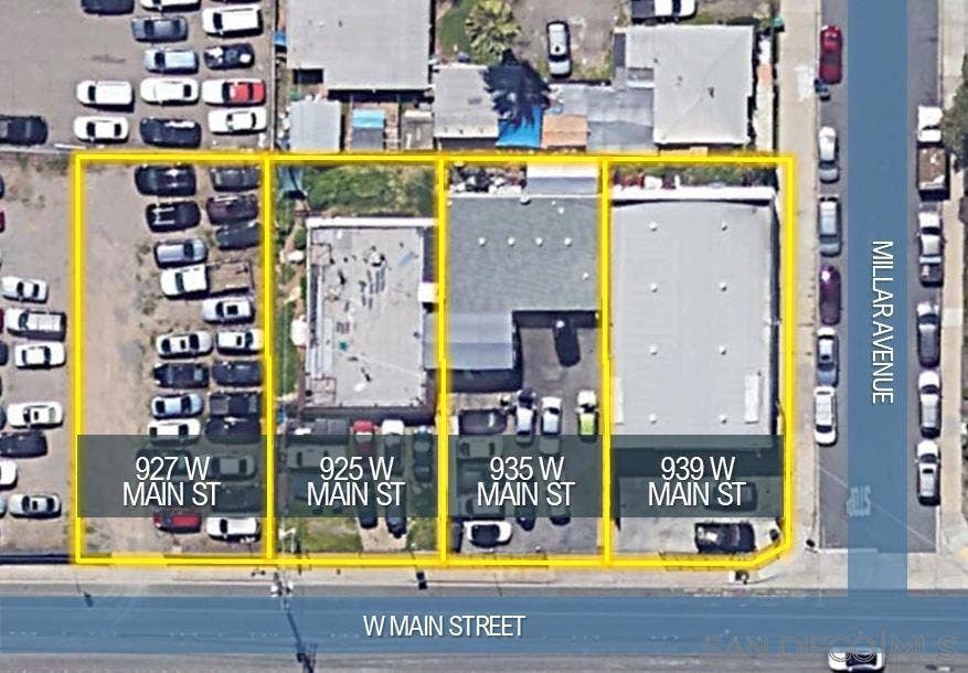 Property photo for 927 W Main Street, El Cajon, CA