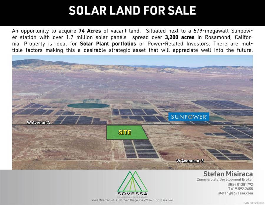 Property photo for 0 W Ave A, Rosamond, CA