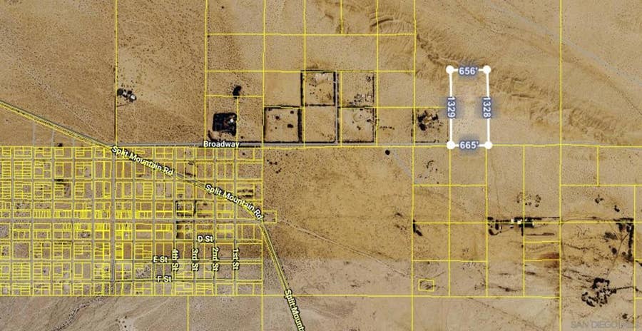 Property photo for Split Mountain Rd, Borrego Springs, CA