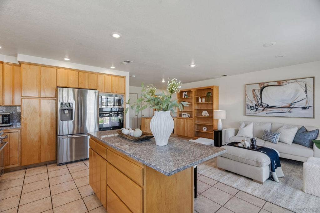 Kitchen & family room