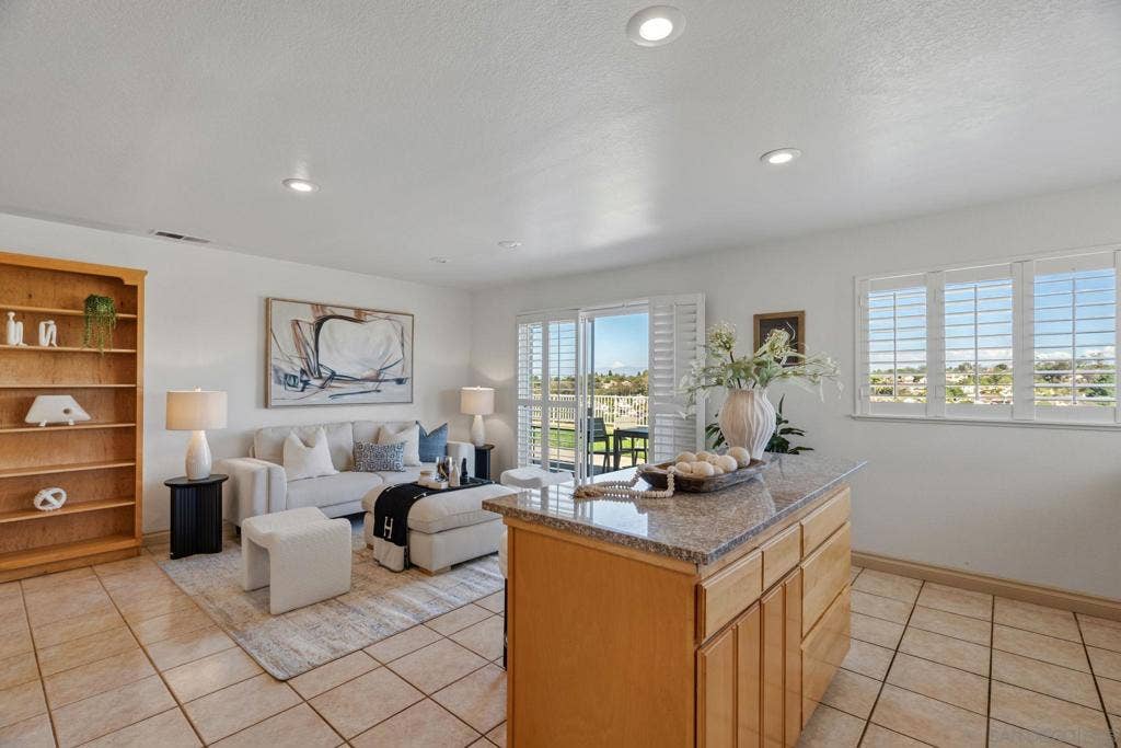 Kitchen & family room