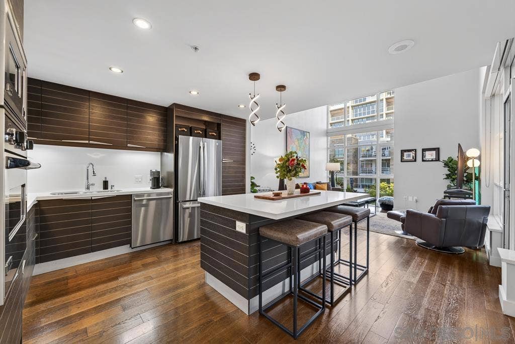 1325 Pacific Hwy, #314, San Diego, CA 92101 Entry level (building pool level 3 - townhome level 2 of the unit itself)