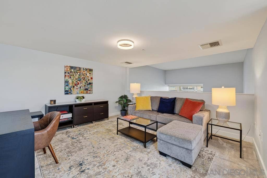 1325 Pacific Hwy, #314, San Diego, CA 92101 Upstairs (3rd level) loft with exterior patio access