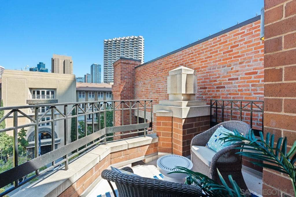 500 W Harbor Dr., #624, San Diego, CA 92101 Balcony