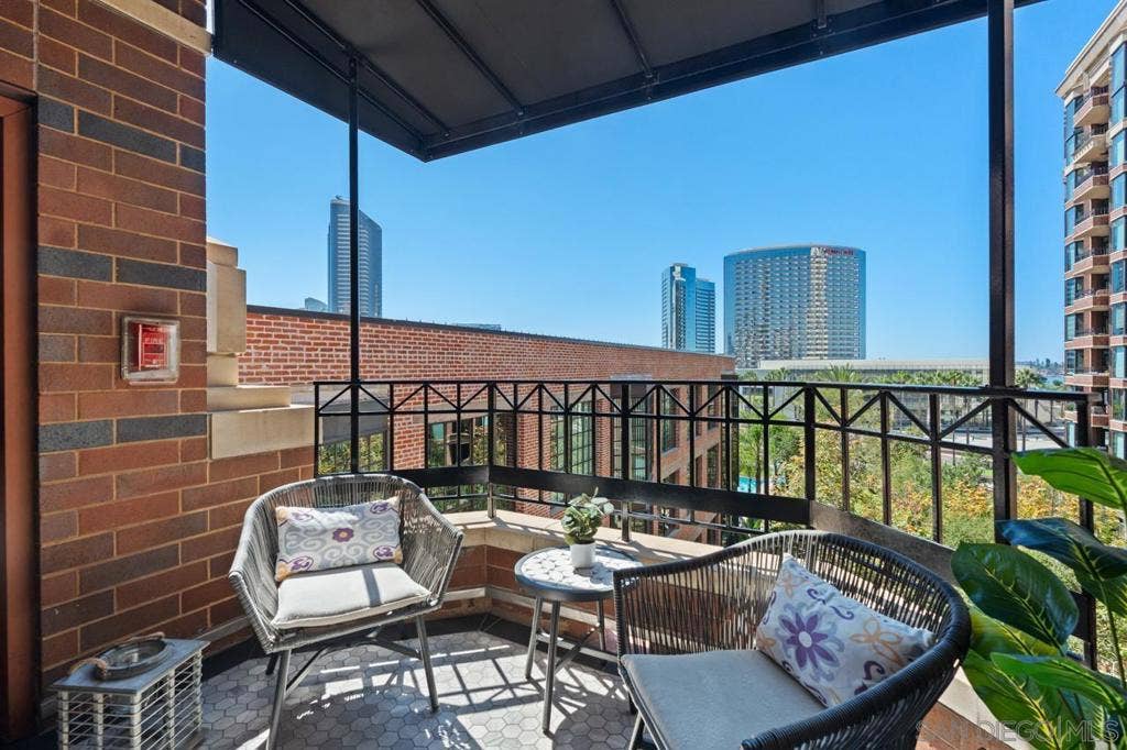 500 W Harbor Dr., #624, San Diego, CA 92101 Balcony