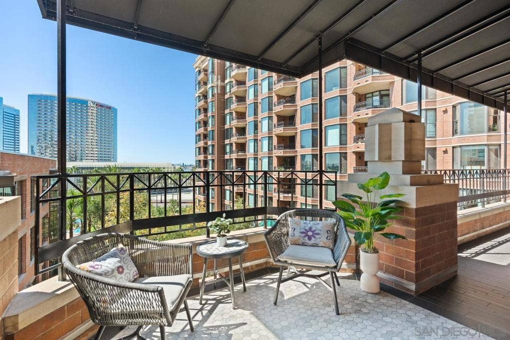 500 W Harbor Dr., #624, San Diego, CA 92101 Balcony