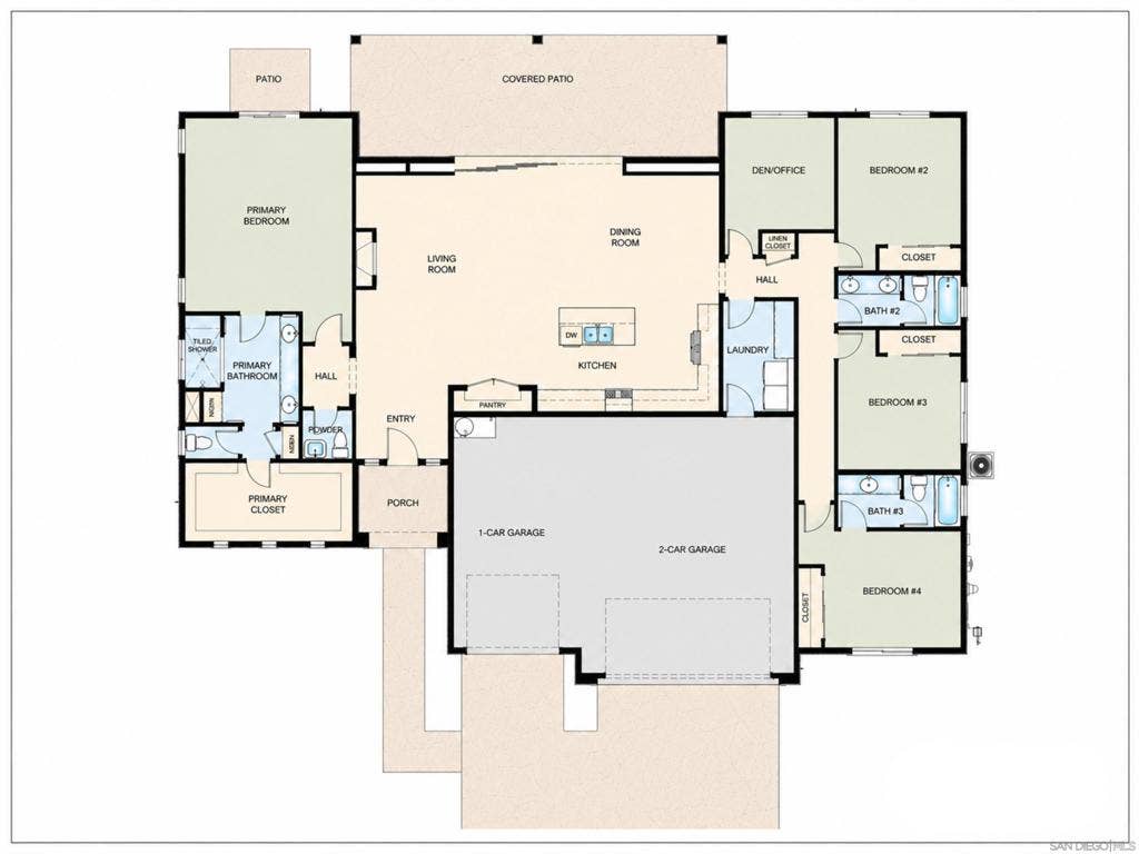 10526 Via Tiglio, Lakeside, CA 92040 1st Floor Plan