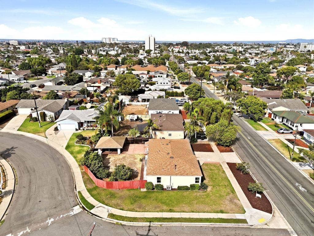 134 F St, Chula Vista, CA 91910 Aerial View