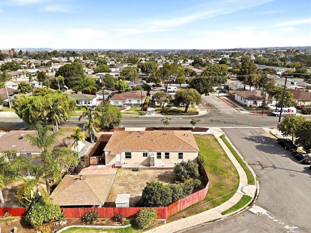 134 F St, Chula Vista, CA 91910 Aerial View