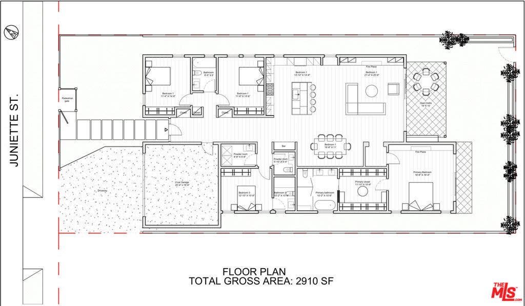 11854 Juniette Street, Los Angeles, CA 90230 Floor Plan