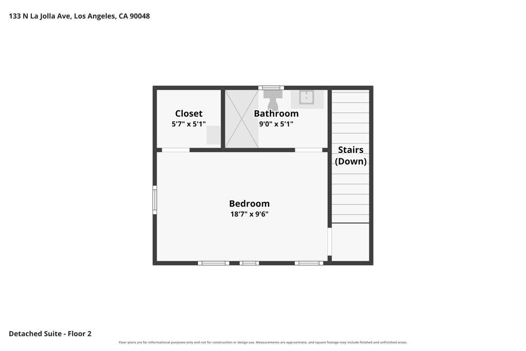133 N La Jolla Avenue, Los Angeles, CA 90048 Detached-Suite---Floor-2