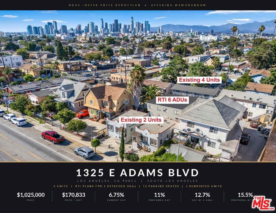 Property photo for 1325 E Adams Boulevard, Los Angeles, CA