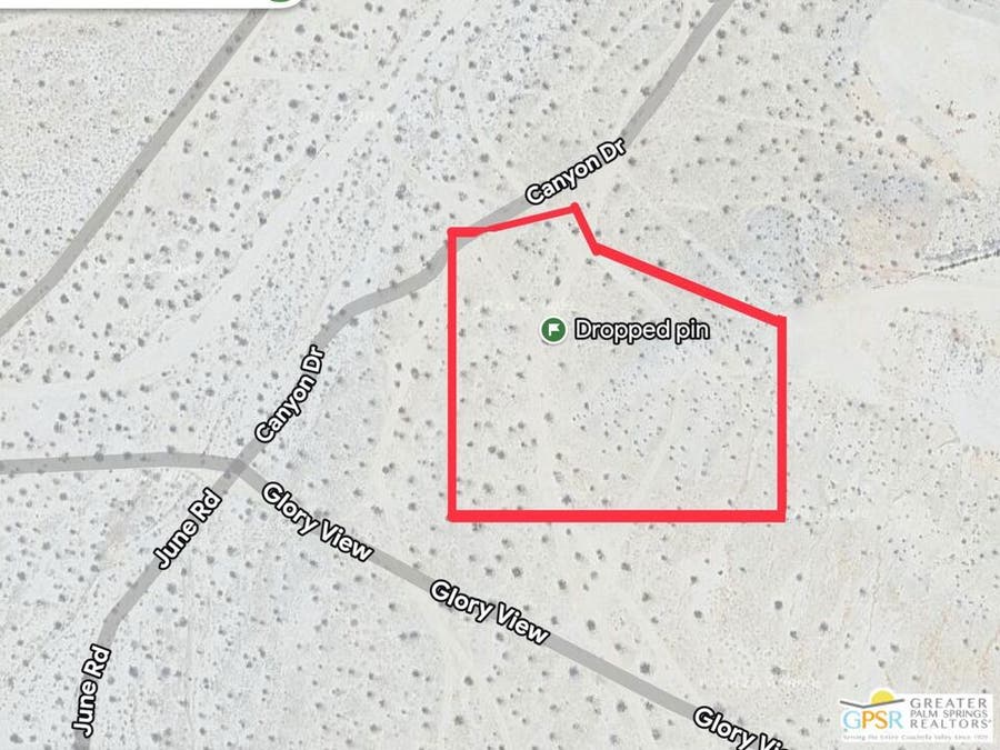 Property photo for 0 Canyon Drive, Desert Hot Springs, CA