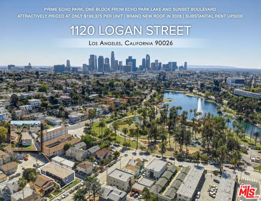 Property photo for 1120 Logan Street, Los Angeles, CA