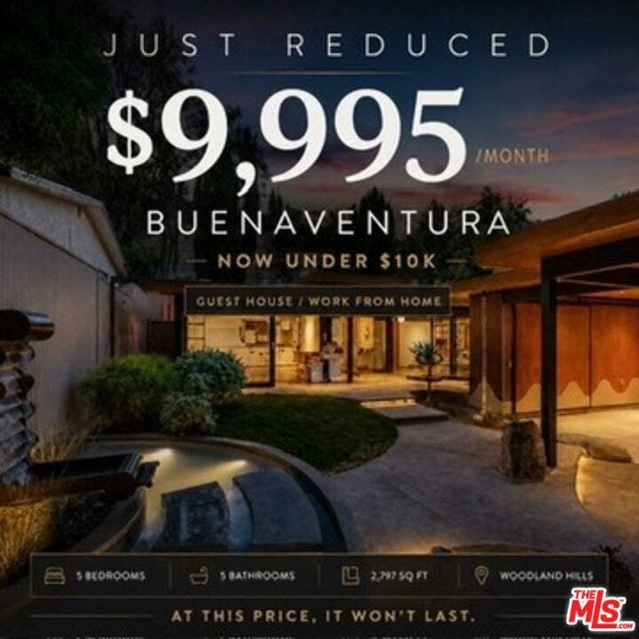 Property photo for 22277 Buena Ventura Street, Woodland Hills, CA