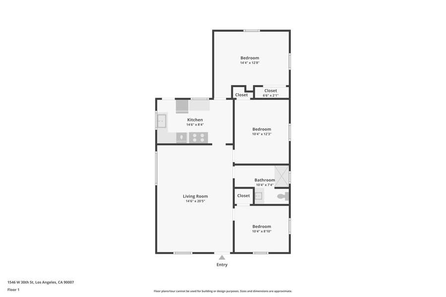 Property photo for 1546 W 30th Street, Los Angeles, CA