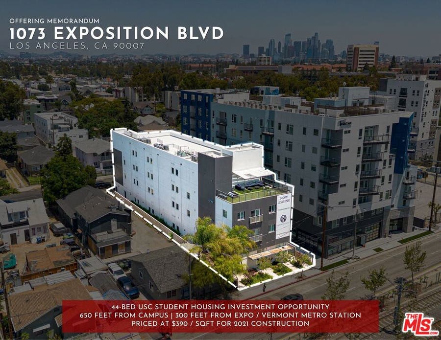 Property photo for 1073 Exposition Boulevard, Los Angeles, CA