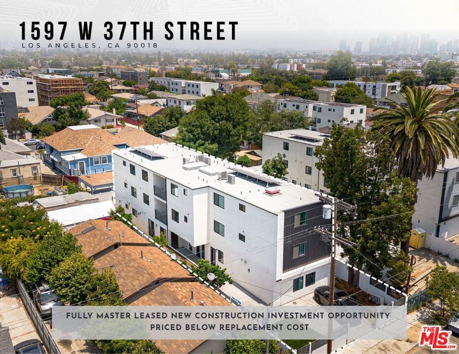 Property photo for 1597 W 37th Street, Los Angeles, CA