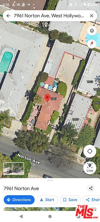Property photo for 7961 Norton Avenue, West Hollywood, CA