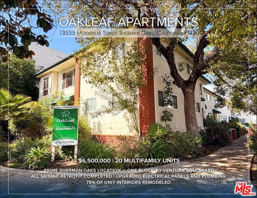 Property photo for 13535 Moorpark Street, Los Angeles, CA