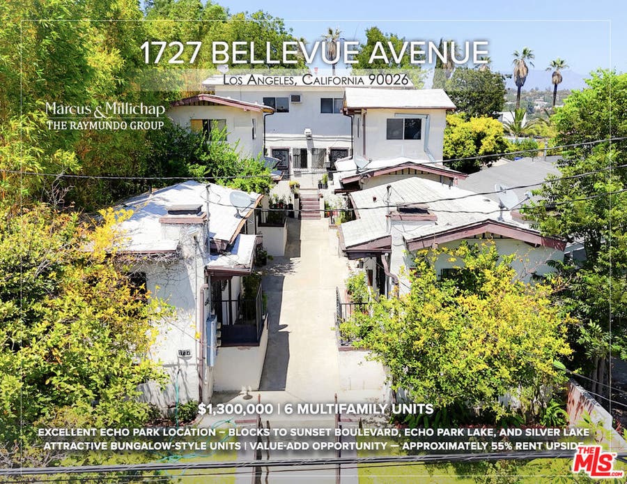 Property photo for 1727 Bellevue Avenue, Los Angeles, CA