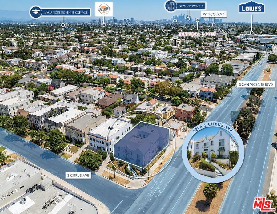 Property photo for 493 San Vicente Boulevard, Los Angeles, CA
