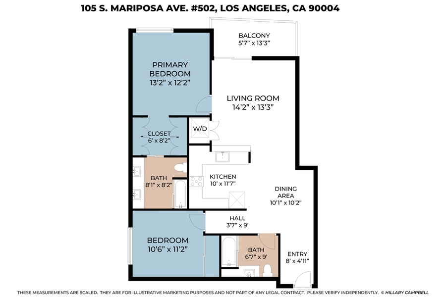 Property photo for 105 S Mariposa Avenue, #502, Los Angeles, CA