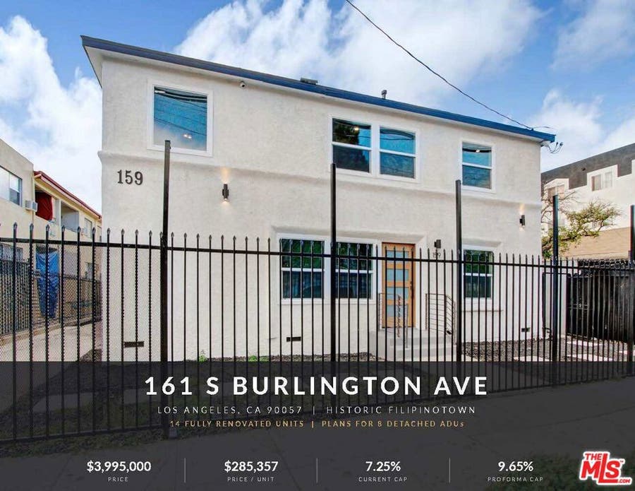 Property photo for 161 S Burlington Avenue, Los Angeles, CA