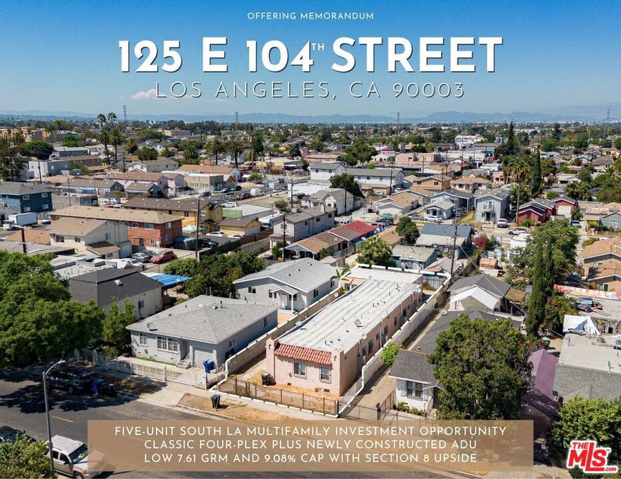 Property photo for 125 E 104th Street, Los Angeles, CA