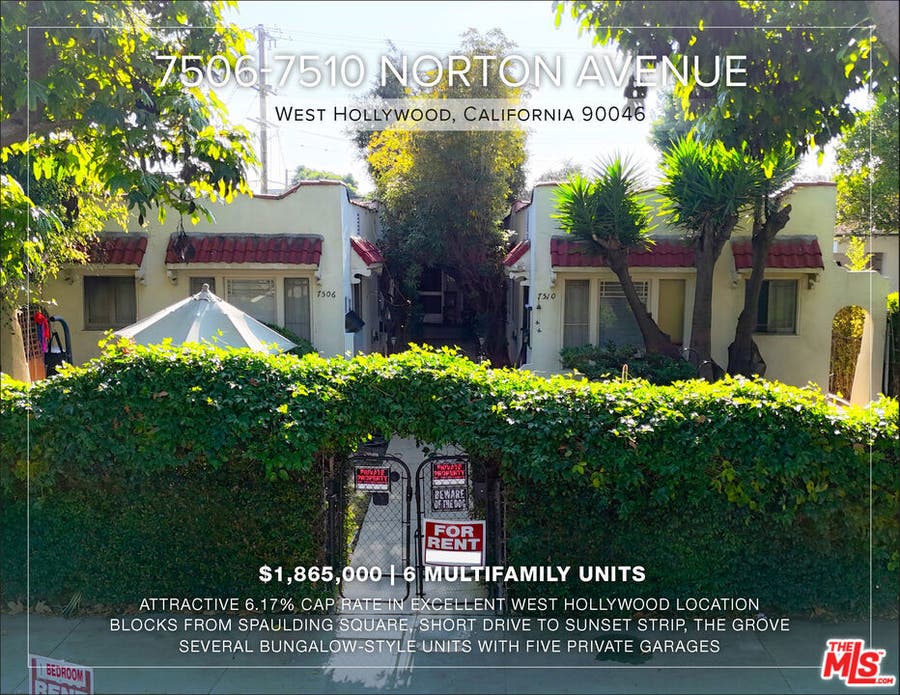 Property photo for 7506 Norton Avenue, #7510, West Hollywood, CA