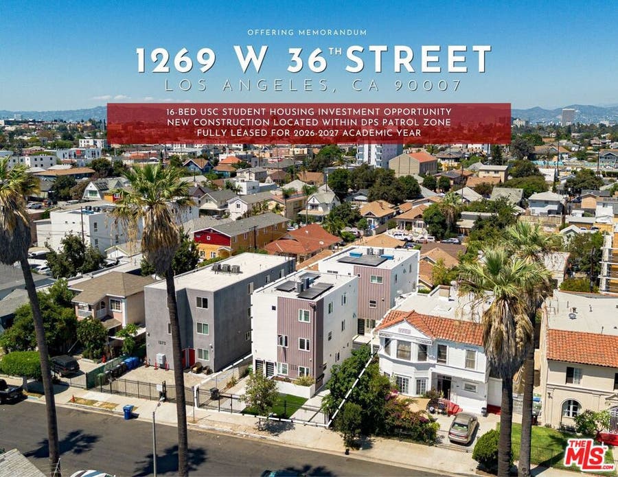 Property photo for 1269 W 36th Street, Los Angeles, CA