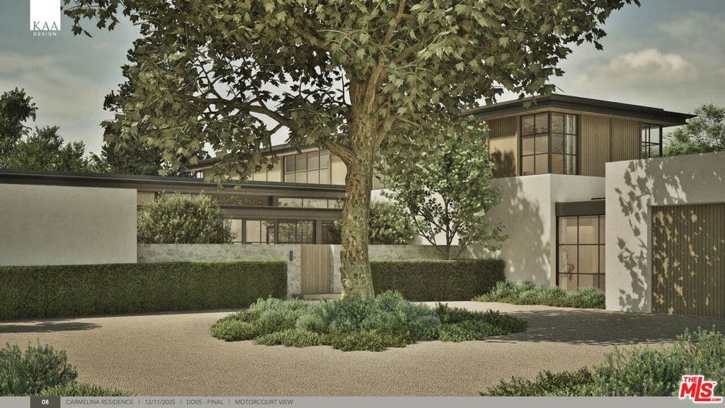 357 N Carmelina Avenue, Los Angeles, CA 90049 Rendering For Representational