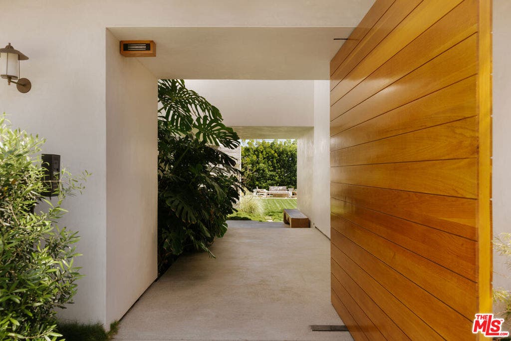 Entry door to courtyard