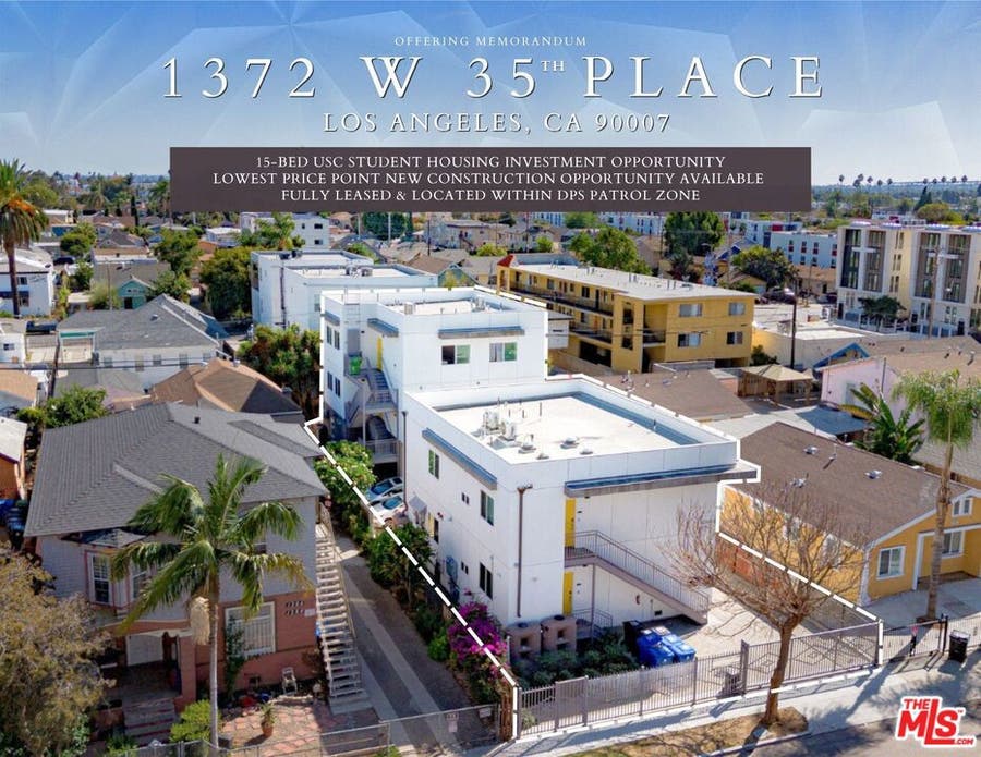 Property photo for 1372 W 35th Place, Los Angeles, CA