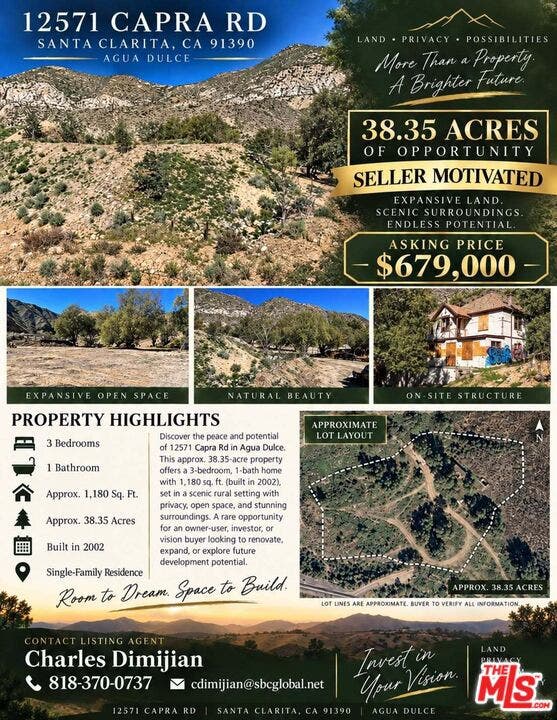Property photo for 12571 Capra Road, Santa Clarita, CA