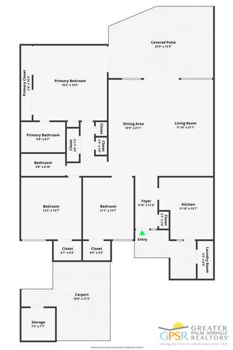 425 E Flor Circle, Palm Springs, CA 92264 425 E Flor Circle, Palm Springs, CA 92264